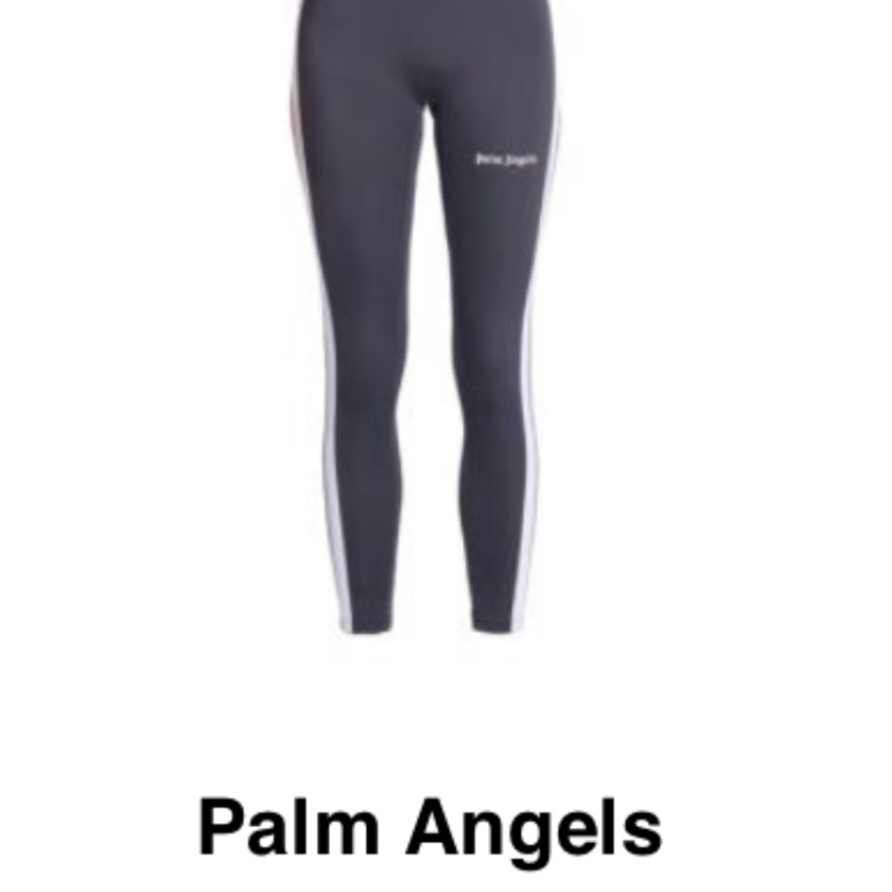 Palm Angels Women's Gray Leggings
